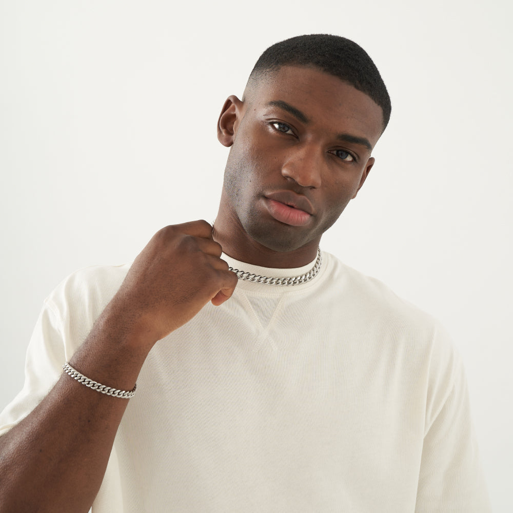 Cuban Link Chain (Silver) 12MM