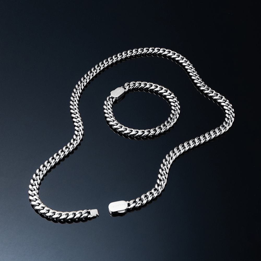 Cuban Link Set (Silver) 8MM