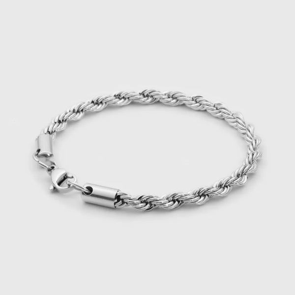 Rope Bracelet (Silver) 5MM