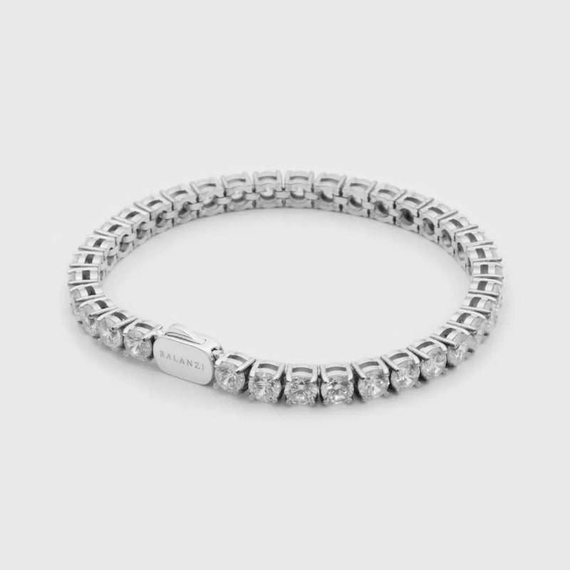 Tennis Bracelet (Silver) 5MM