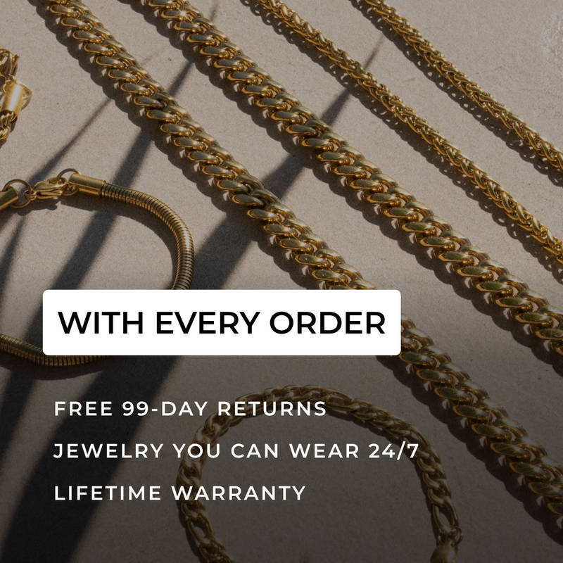 Cuban Link Chain (Gold) 12mm