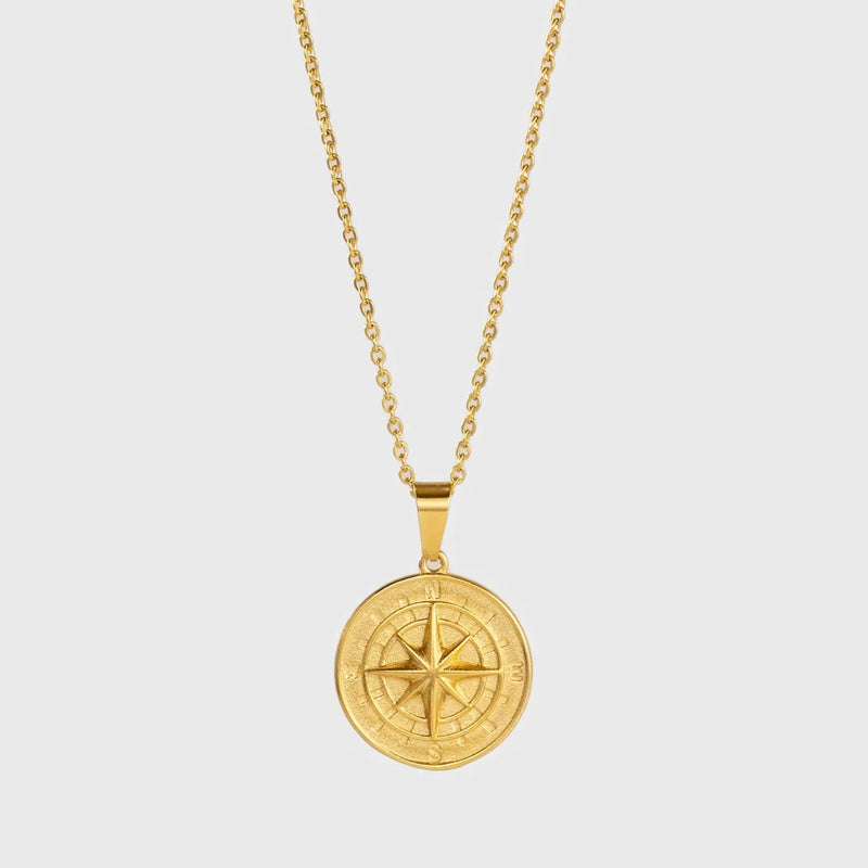 Compass Pendant (Gold) - 21