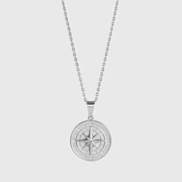 Compass Pendant (Silver) - 21