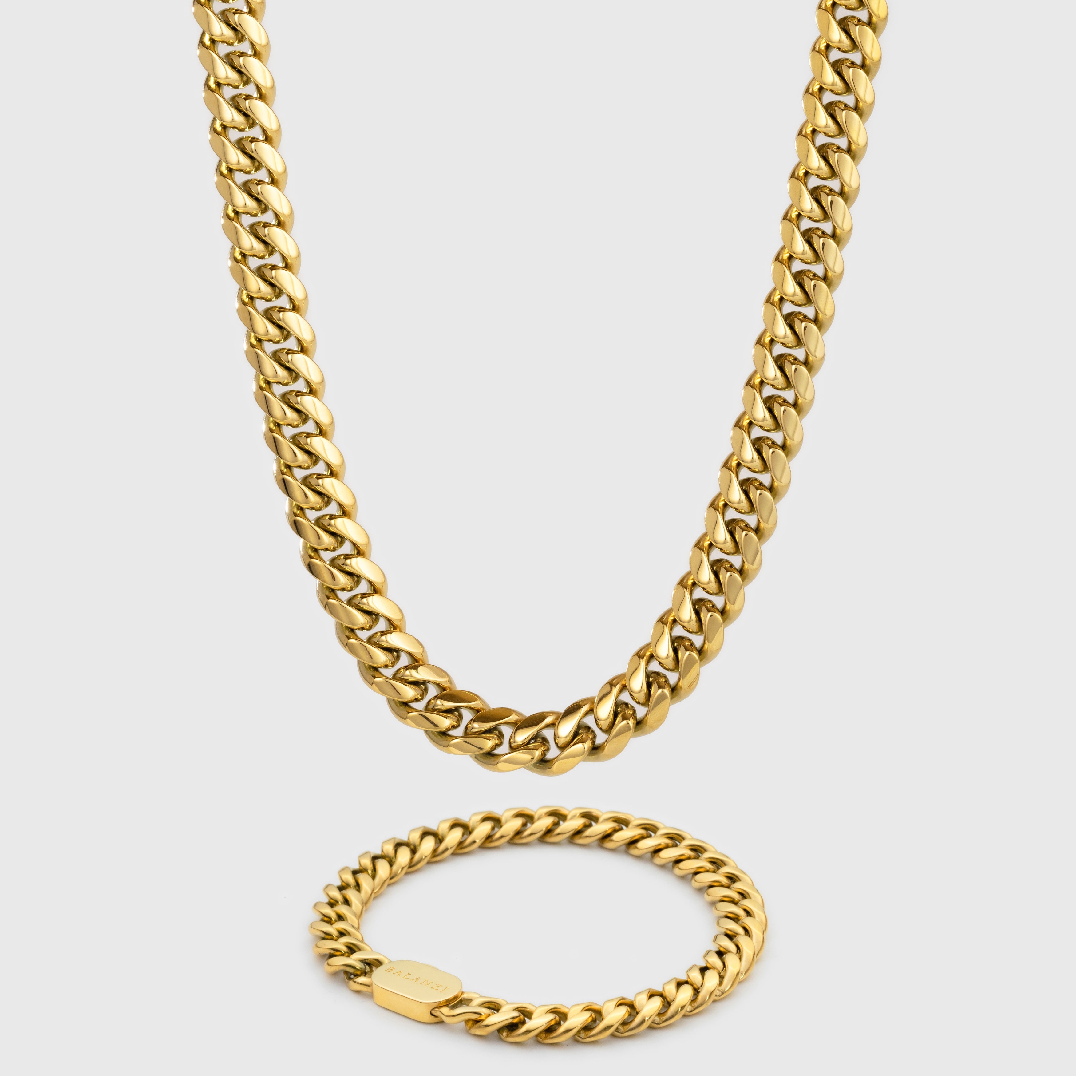 Cuban Link Set (Gold)