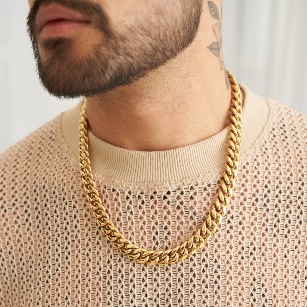 Cuban Link Chain (Gold) 12MM